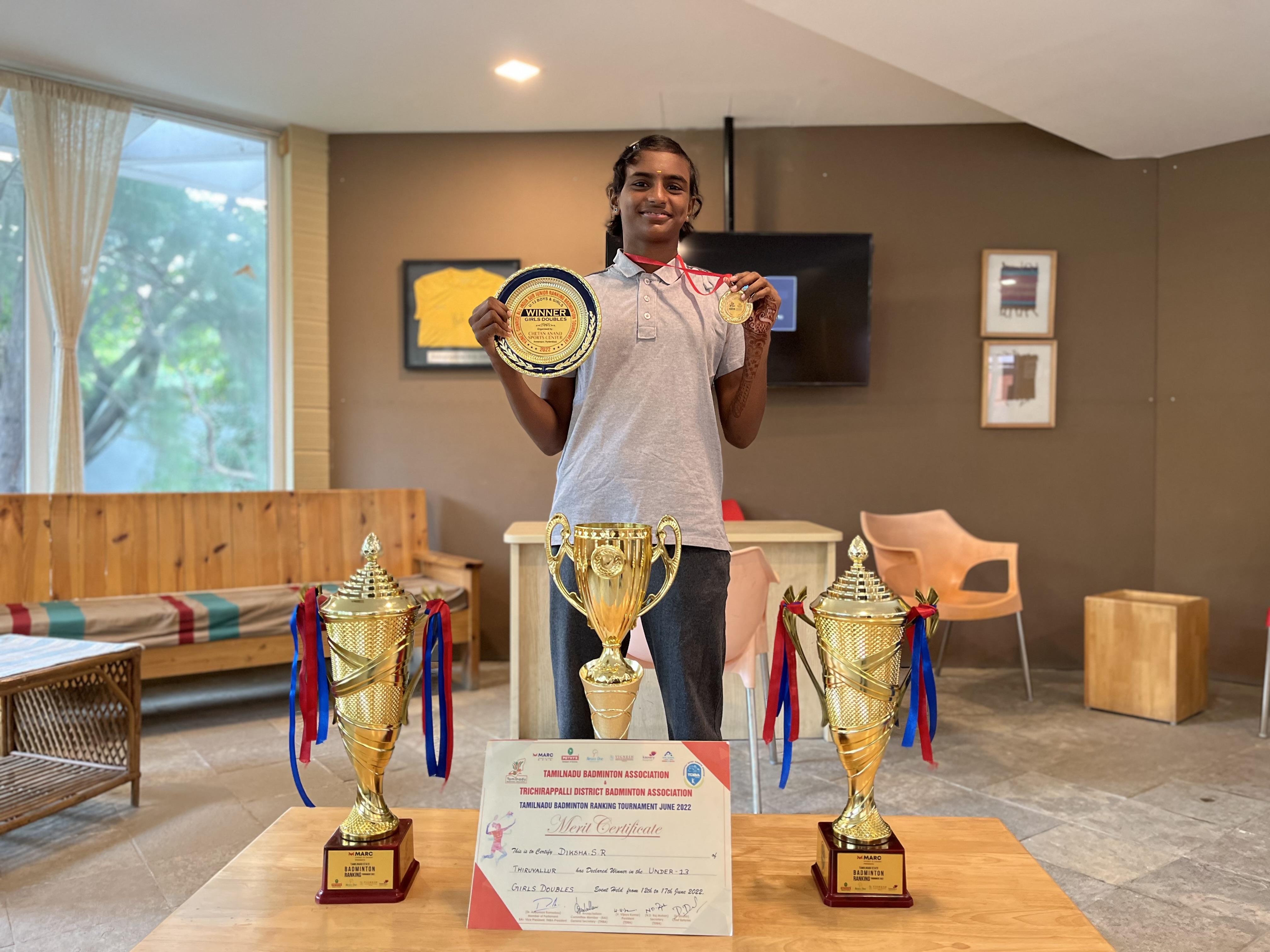 The Pupil Badminton Champion - Winning is now a habit!