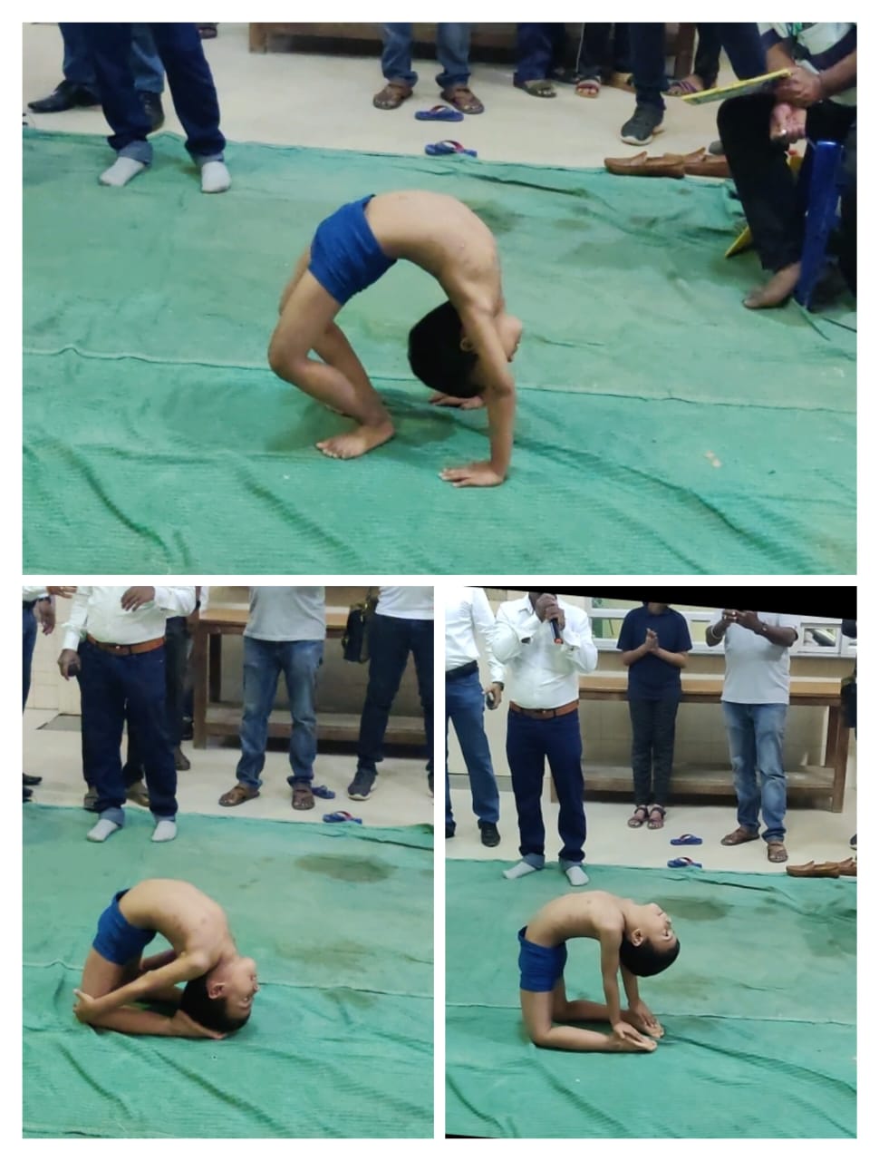 Aryan Arun Kumar of Montessori 3 - Yoga Champion